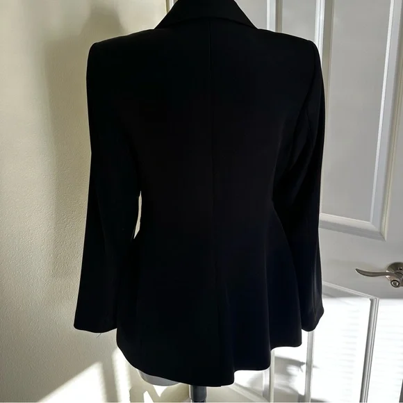 Donna Karan Black Blazer with Gold Accent - Picture 8 of 9